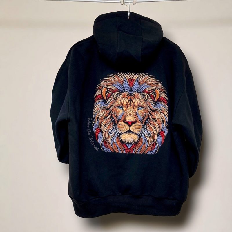 Assegai's untamed lion hoodie